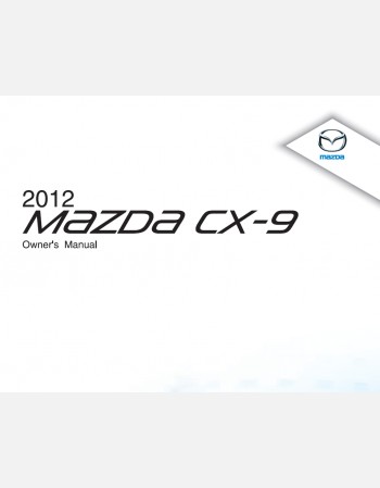 mazda cx-9 2012 owners manual